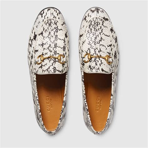 gucci loafers snake skin